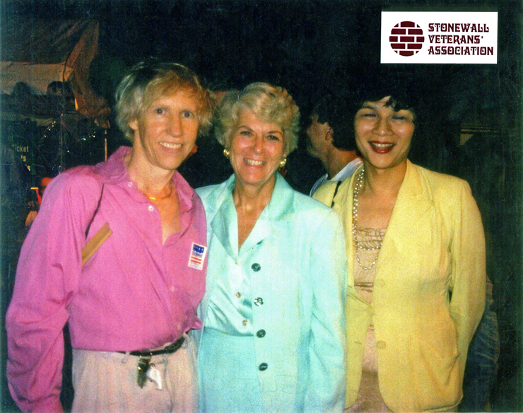 Williamson and Geraldine w/ Cindy Chan at GLBT Garden Party