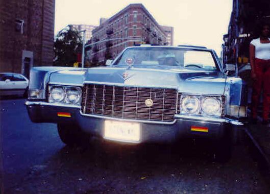 Upfront and up close: the unmistakeable front of the 1969 Cadillac